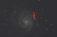 m 101 mit supernova apo 72-432 23 05 28 Pfeil